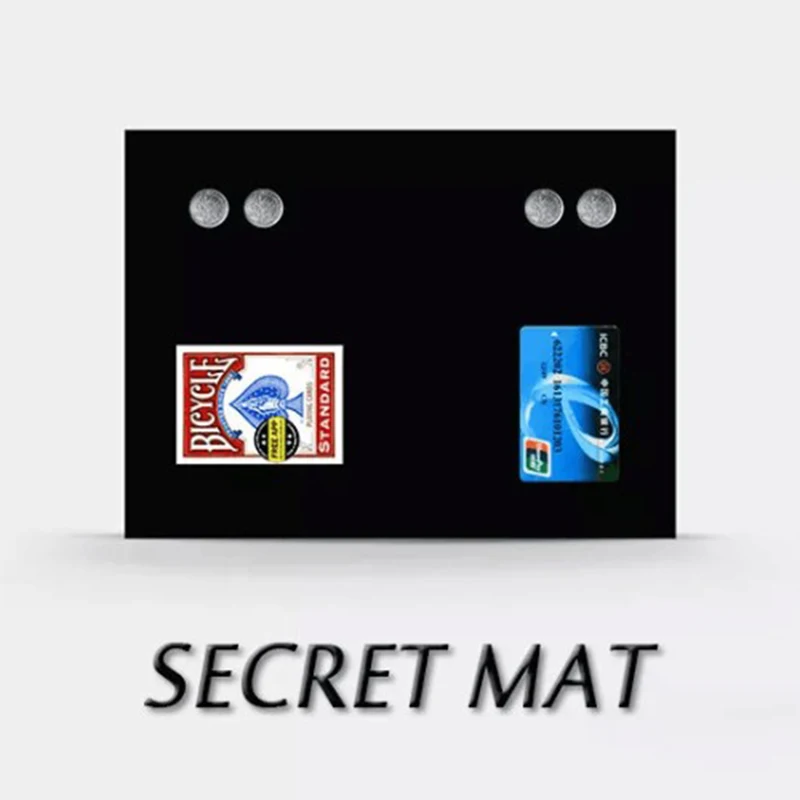 

Secret Mat Magic Tricks Appearing Close Up Poker Deck Card Pad Magician Professional Close Up Street Illusions Mentalism Prop