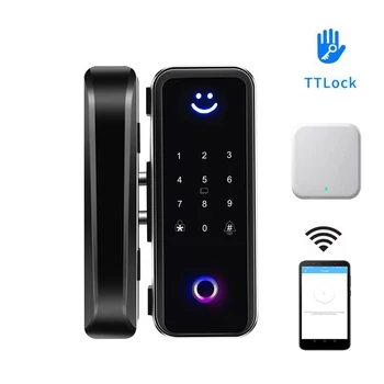 TTLock APP WiFi Remote Control Smart Keyless Fingerprint Door Lock for Frameless or Frame glass wooden door
TTLock APP WiFi Remote Control Smart Keyless Fingerprint Door Lock for Frameless or Frame glass wooden door