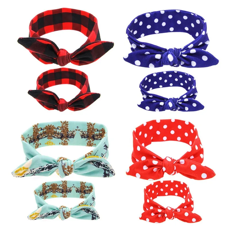 Cute Plaid Dots Print Rabbit Ear Ribbon Headwear Hairband Parent-child Hair Band Set Hair Accessories
Cute Plaid Dots Print Rabbit Ear Ribbon Headwear Hairband Parent-child Hair Band Set Hair Accessories
