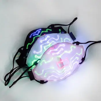 RGB LED Sound Control Glow Face Mask Carnival Mask Music Party Christmas Halloween Rechargeable Luminous Masque Mask Gift
RGB LED Sound Control Glow Face Mask Carnival Mask Music Party Christmas Halloween Rechargeable Luminous Masque Mask Gift