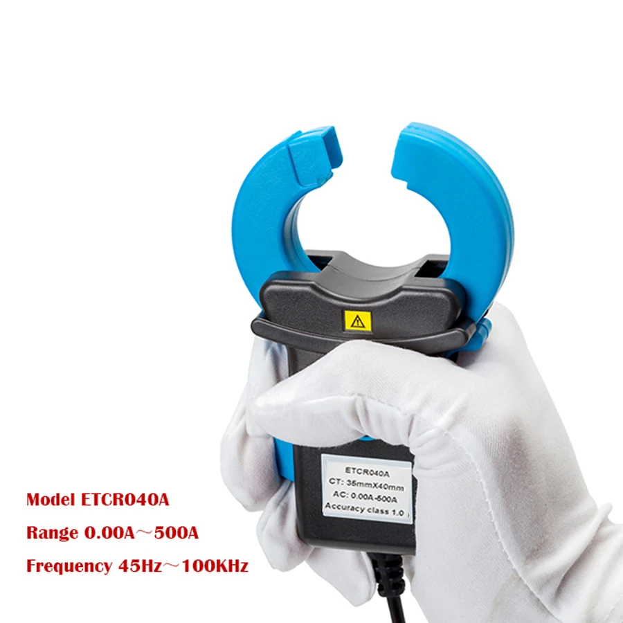 Clamp AC Current Meter Sensor Transducer 0.00A to 500A Range 45Hz to 100KHz Frequency Electric Current Probe
Clamp AC Current Meter Sensor Transducer 0.00A to 500A Range 45Hz to 100KHz Frequency Electric Current Probe