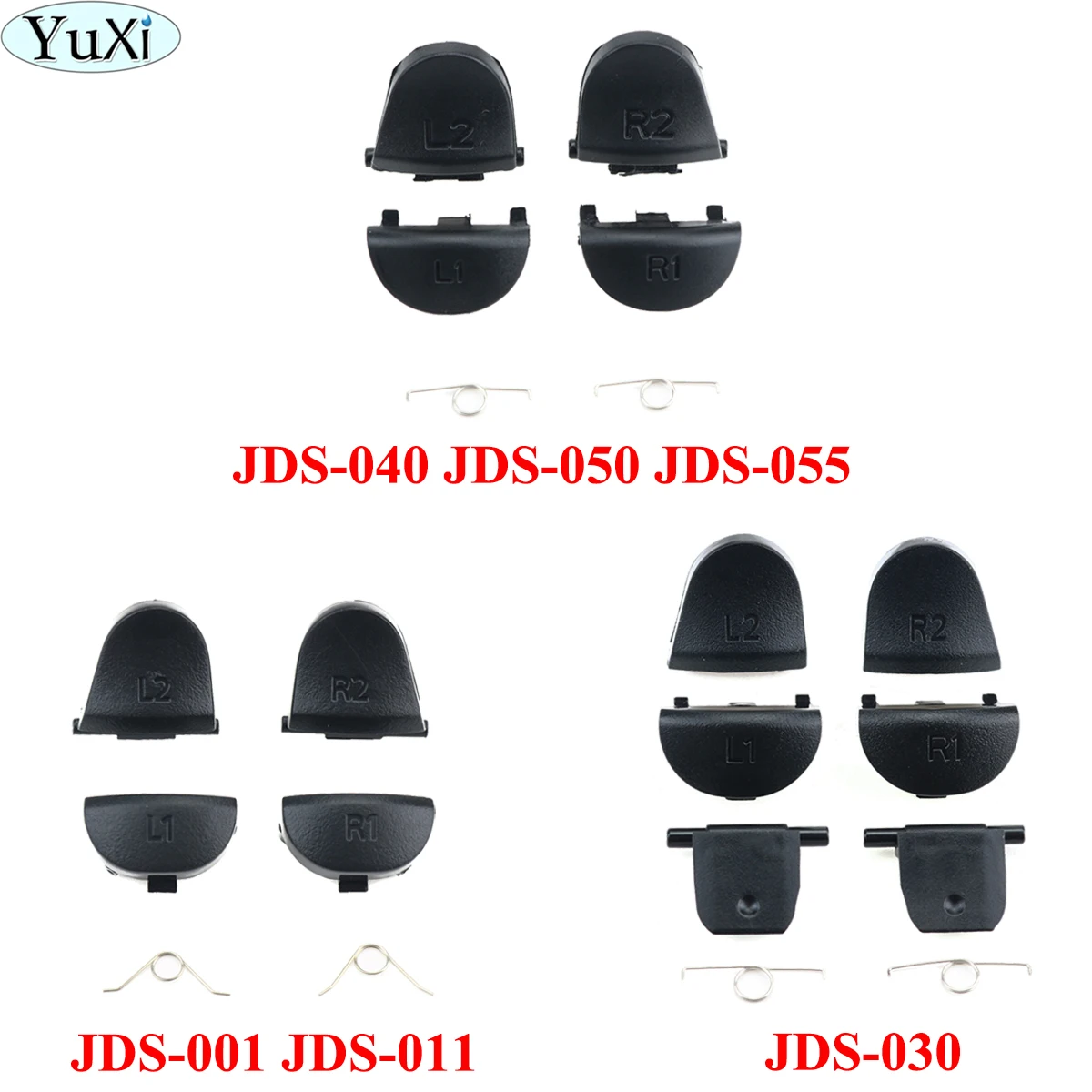 YuXi Buttons R1 L1 R2 L2 Triggers for Dualshock4 PS4 Controller Game Accessaries JDS JDM 001 011 030 040 050 055 Button W/Spring
YuXi Buttons R1 L1 R2 L2 Triggers for Dualshock4 PS4 Controller Game Accessaries JDS JDM 001 011 030 040 050 055 Button W/Spring