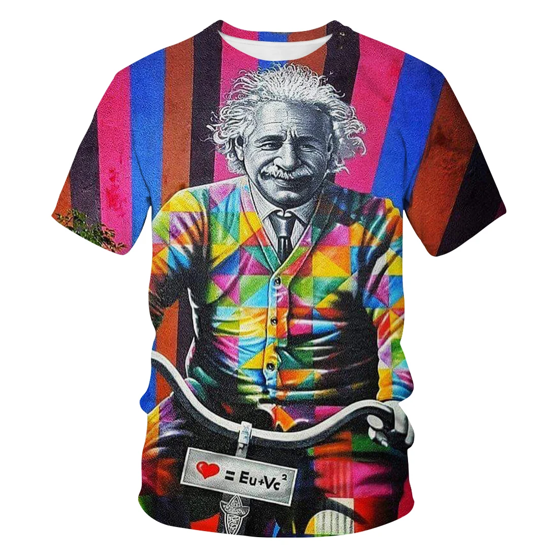 Explosion style spring and summer tops new European and American fashion fun 3D rainbow white horse casual T-shirt THB-AA02
Explosion style spring and summer tops new European and American fashion fun 3D rainbow white horse casual T-shirt THB-AA02