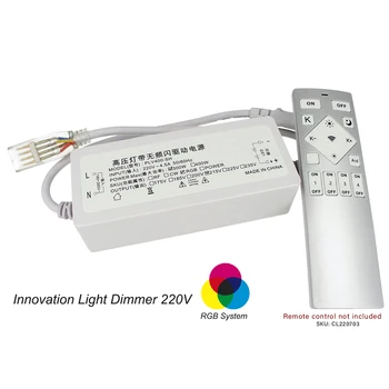 LEDLUX CL220703 power supply Controller Led RGB Controller 220V for Led strip high voltage RGB HVRF1909
LEDLUX CL220703 power supply Controller Led RGB Controller 220V for Led strip high voltage RGB HVRF1909