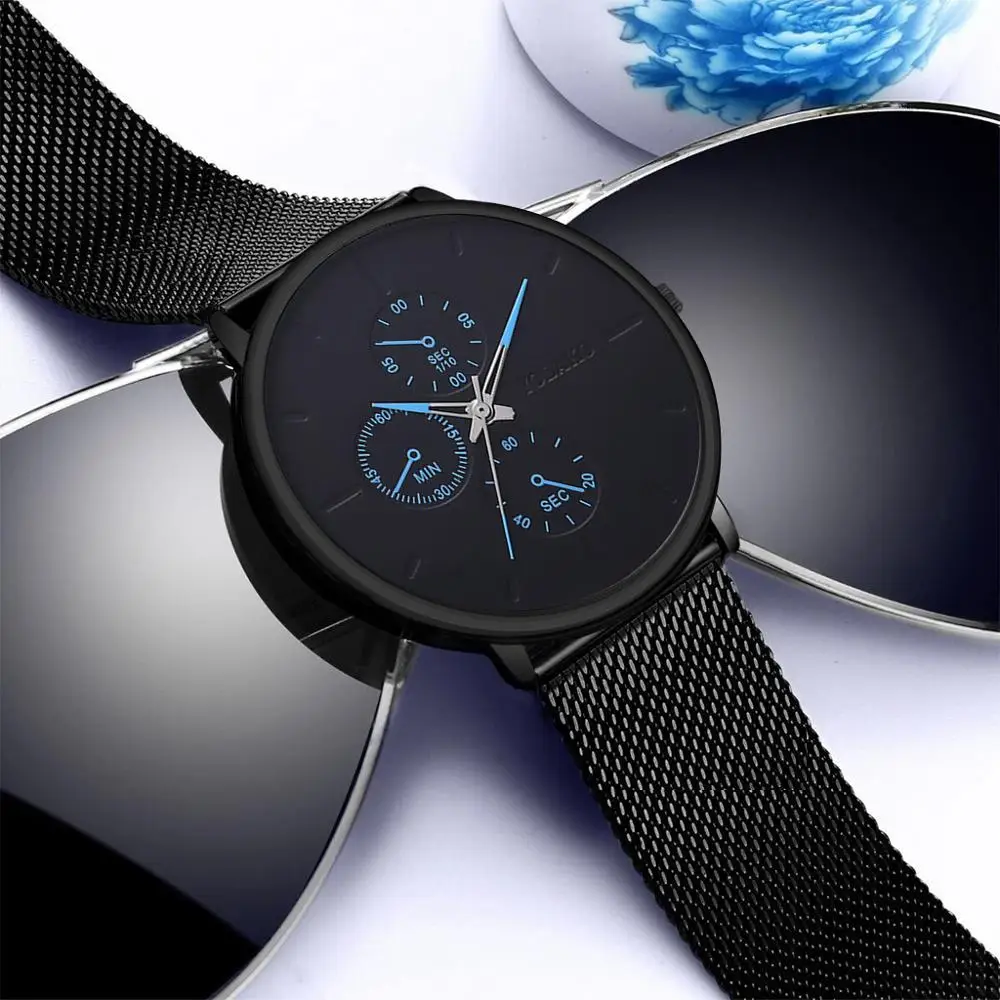 Relojes 2019 Fashion Blue Watch Men Waterproof Clock Mens Watches Top Brand Luxury Slim Quartz Wristwatch relogio masculino xfcs 
Relojes 2019 Fashion Blue Watch Men Waterproof Clock Mens Watches Top Brand Luxury Slim Quartz Wristwatch relogio masculino xfcs