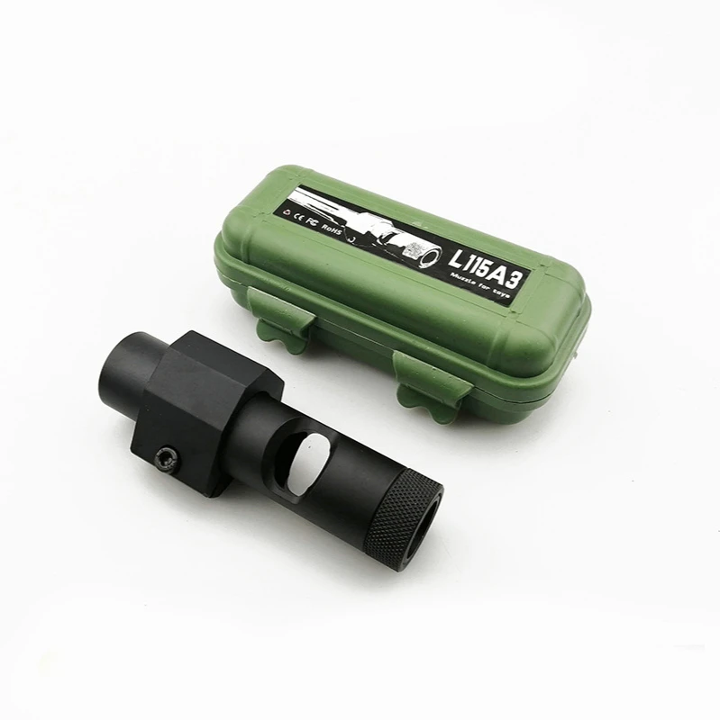 TOtrait Tactical AWM Metal Primers Engraved L115A3 Primers Muffler Outer Sniper Rifle Water Bomb Gun Toy Accessories
TOtrait Tactical AWM Metal Primers Engraved L115A3 Primers Muffler Outer Sniper Rifle Water Bomb Gun Toy Accessories