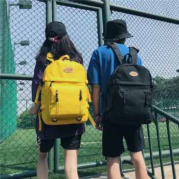 Backpack Female Middle School Student Schoolbag Large Capacity Leisure Travel Bag Simple Contrast Color Female Backpack
Backpack Female Middle School Student Schoolbag Large Capacity Leisure Travel Bag Simple Contrast Color Female Backpack