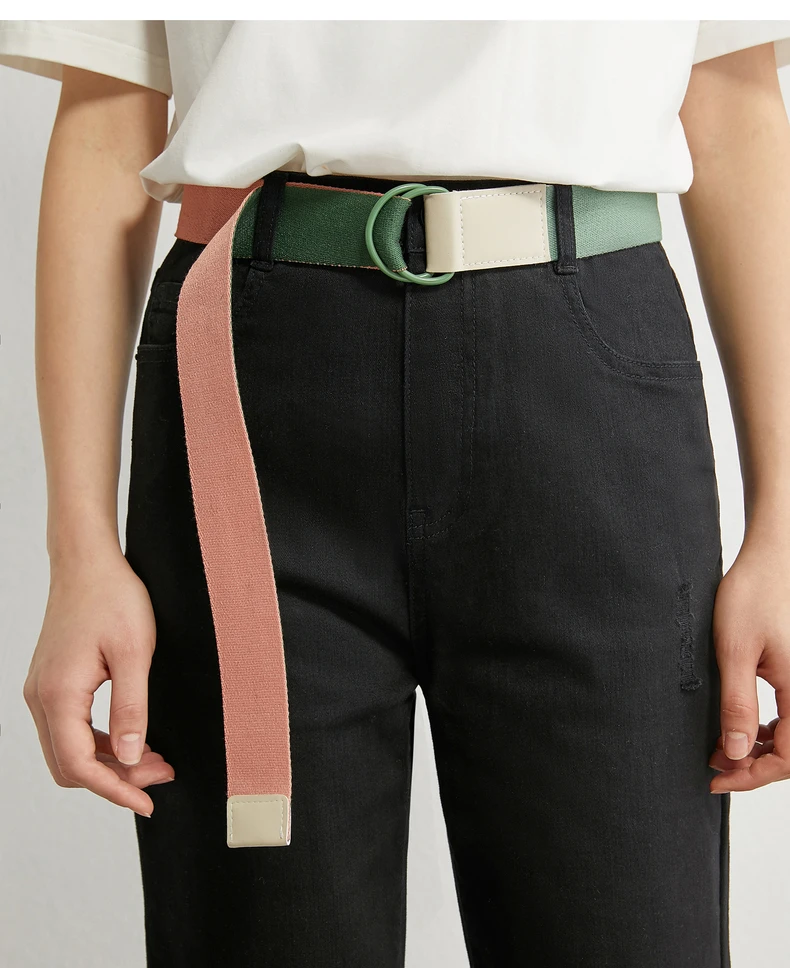 AMII Minimalism Autumn Women Jeans Fashion High Waist Solid Ripped Jeans Causal Ankel-length Female Jeans 12070274 AMII Minimalism Autumn Women Jeans Fashion High Waist Solid Ripped Jeans Causal Ankel-length Female Jeans 12070274