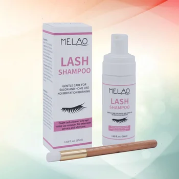 50ML Eyelash Cleaning Fluid Safe Eyelash Shampoo Useful Eye Makeup Cleaner With Brush for Extention Aftercare
50ML Eyelash Cleaning Fluid Safe Eyelash Shampoo Useful Eye Makeup Cleaner With Brush for Extention Aftercare