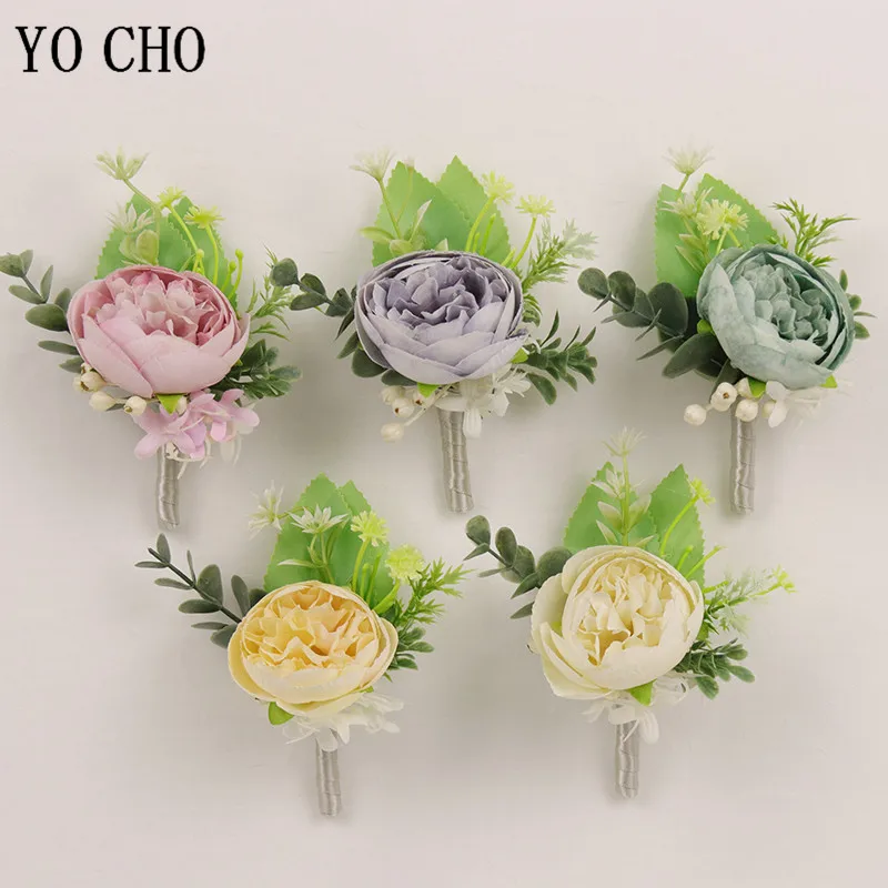 YO CHO Wedding Corsages Boutonniere Fake Silk Rose Flower Groom Boutonniere Wedding Bride Wrist Corsages Girl Bracelet Flowers
YO CHO Wedding Corsages Boutonniere Fake Silk Rose Flower Groom Boutonniere Wedding Bride Wrist Corsages Girl Bracelet Flowers