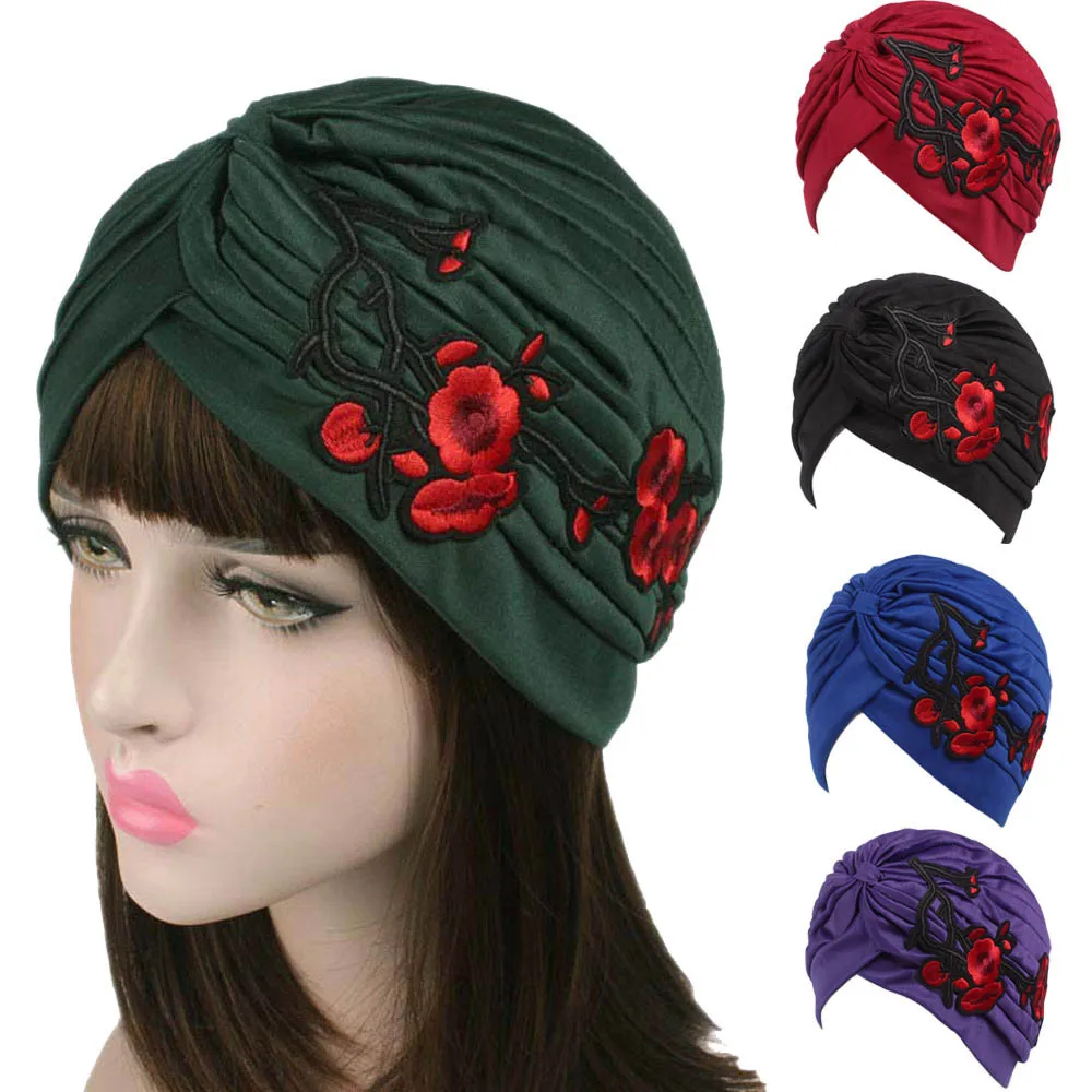 hats for women Women Embroidery Cancer Chemo Hat Beanie Scarf Turban Head Wrap Cap chapeu feminino chapeau homme
hats for women Women Embroidery Cancer Chemo Hat Beanie Scarf Turban Head Wrap Cap chapeu feminino chapeau homme