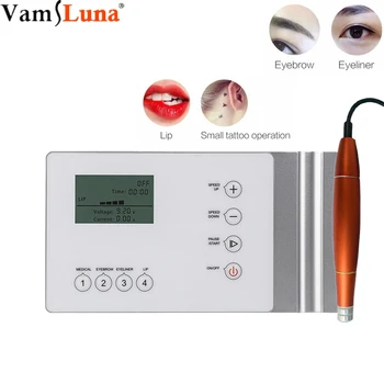 Electric Tattoo Machine, LCD Display Digital Permanent Tattoo Eyebrow Lip Eye Liner Pen MTS and PMU Beauty Makeup Device Plastic
Electric Tattoo Machine, LCD Display Digital Permanent Tattoo Eyebrow Lip Eye Liner Pen MTS and PMU Beauty Makeup Device Plastic