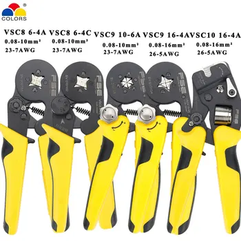 VSC9-16-4A 0.08-16mm^2 23-5AWG VSC10 16-4A Adjustable Precise Crimp Pliers Tube Bootlace Terminal Crimping Hand Tool VSC9-10-6A
VSC9-16-4A 0.08-16mm^2 23-5AWG VSC10 16-4A Adjustable Precise Crimp Pliers Tube Bootlace Terminal Crimping Hand Tool VSC9-10-6A