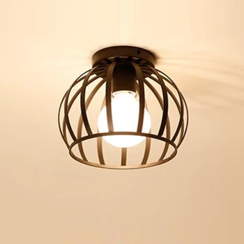 Industrial Ceiling Light Retro Metal Cage Iron Black, Pendant Light Fixture for Living Room Bedroom Cafe Bar Restore Dining Room
Industrial Ceiling Light Retro Metal Cage Iron Black, Pendant Light Fixture for Living Room Bedroom Cafe Bar Restore Dining Room
