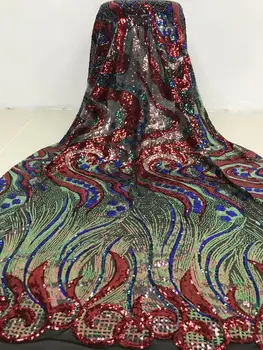 African sequence Lace Fabric Latest 2020 High Quality french sequins Lace Material Nigerian Tulle Lace Fabrics For Dress
African sequence Lace Fabric Latest 2020 High Quality french sequins Lace Material Nigerian Tulle Lace Fabrics For Dress