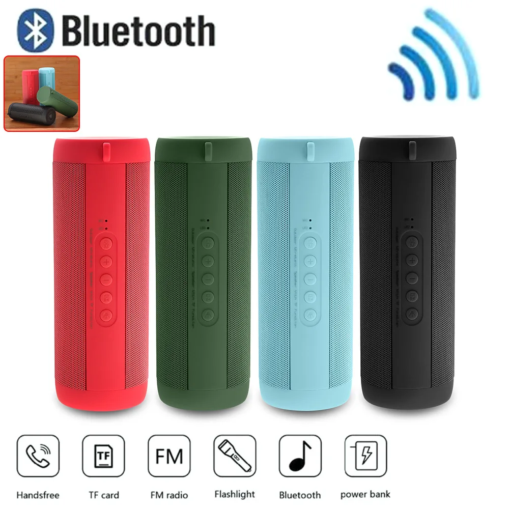 T2 Long Outdoor Shower Portable Wireless Waterproof Bluetooth Speaker