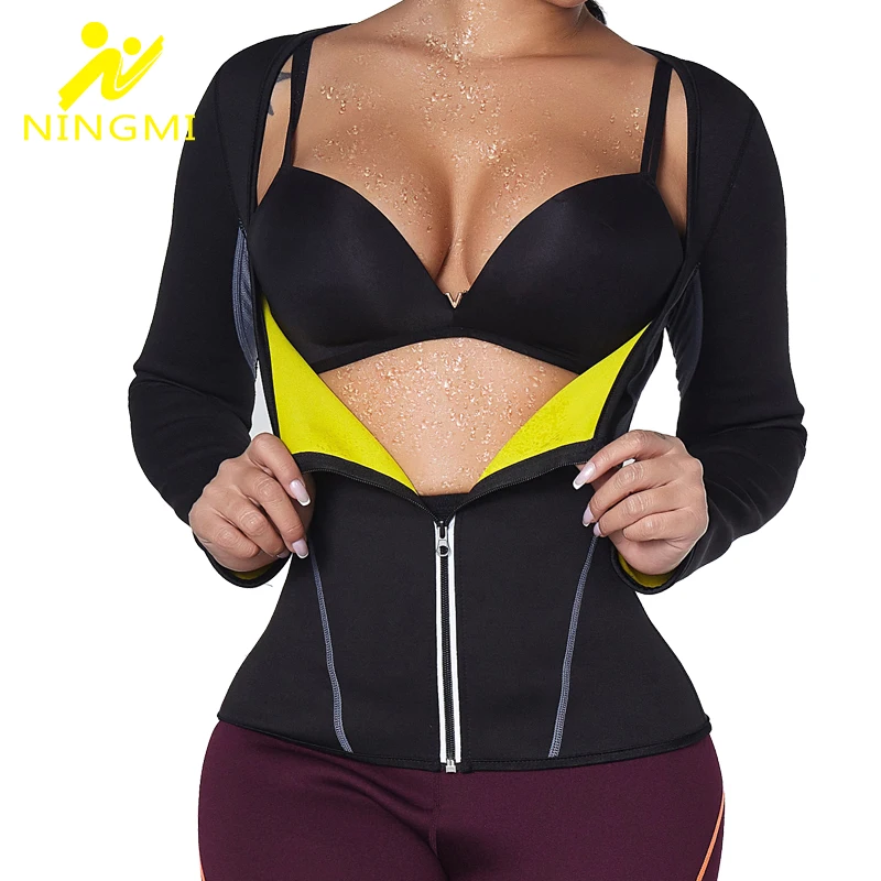 NINGMI Neoprene Sauna Top Waist Trainer Weight Loss Sport Vest Sauna Suit Body Shaper Jacket Top Shapewear Shirt
NINGMI Neoprene Sauna Top Waist Trainer Weight Loss Sport Vest Sauna Suit Body Shaper Jacket Top Shapewear Shirt