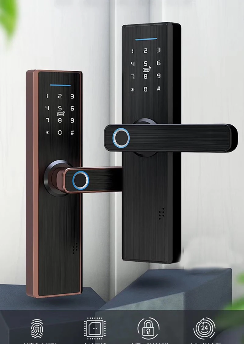 Tuya WIFI Electronic Smart door lcok, With Remotely Control Fingerprint Password RFID Card Digital Lock,Digital Fingerprint lock
Tuya WIFI Electronic Smart door lcok, With Remotely Control Fingerprint Password RFID Card Digital Lock,Digital Fingerprint lock