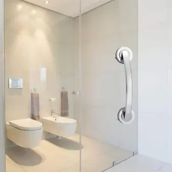 Wall Mounted Bathroom Bathtub Handrail Safety Grab Bar for Old People Practical Bathroom Handle Armrest (Large, Silver/White )
Wall Mounted Bathroom Bathtub Handrail Safety Grab Bar for Old People Practical Bathroom Handle Armrest (Large, Silver/White )