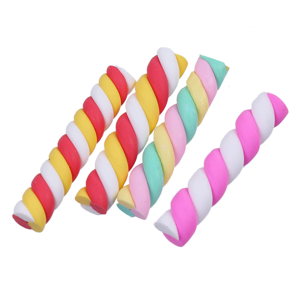 12x Kawaii Colorful Candy Food Polymer Clay Charms Craft Phone Decoden 12x Kawaii Colorful Candy Food Polymer Clay Charms Craft Phone Decoden
