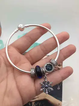 High Quality Store 1:1 100% 925 Silver sterling star snowflake bills pendant snow freight bracelet free
High Quality Store 1:1 100% 925 Silver sterling star snowflake bills pendant snow freight bracelet free