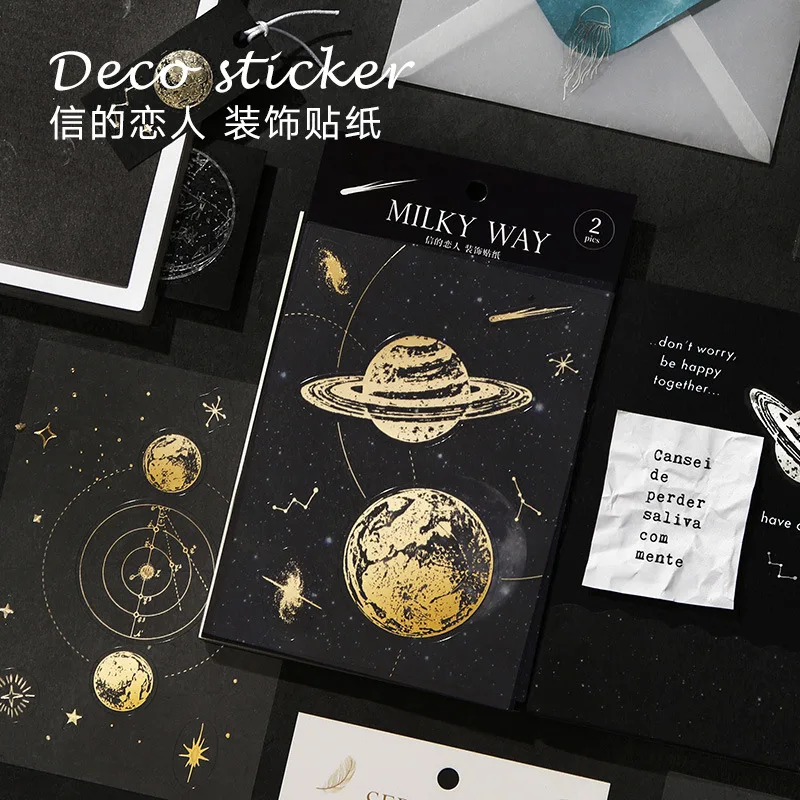 2 Sheets/bag Vintage Constellation Feather Whale Sticker Package DIY Diary Decoration Sticker Album Scrapbooking 
2 Sheets/bag Vintage Constellation Feather Whale Sticker Package DIY Diary Decoration Sticker Album Scrapbooking