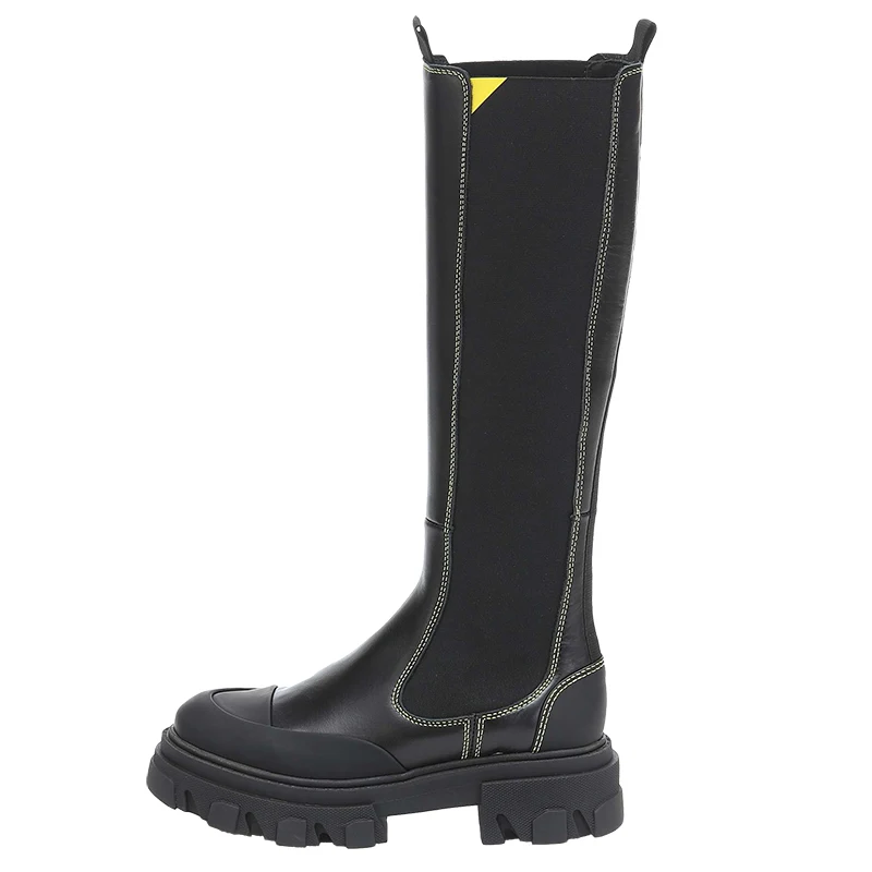 Autumn Knee-High Boots Women Round Toed Slip-On Knight Boots Winter Botines Mujer Platform Shoes Women Fashion Zapatos De Mujer
Autumn Knee-High Boots Women Round Toed Slip-On Knight Boots Winter Botines Mujer Platform Shoes Women Fashion Zapatos De Mujer