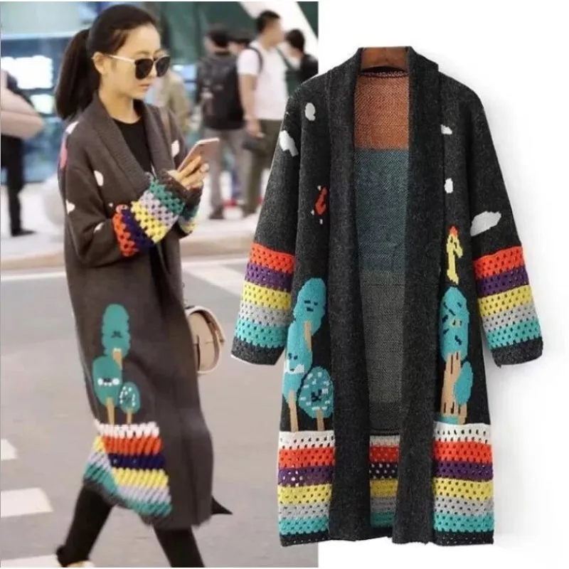 LALYSSE Women's Sweater Winter and Autumn Colorful Long Sleeve Cardigan Hooded Coat Christmas Knit Sweater Female Jacket Tops
LALYSSE Women's Sweater Winter and Autumn Colorful Long Sleeve Cardigan Hooded Coat Christmas Knit Sweater Female Jacket Tops