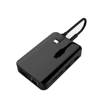 6-In-1 Type-C Converter Usb-C Turn Hdmi Network Card Vga Computer Phone Charger Hub Multi-function Converter
6-In-1 Type-C Converter Usb-C Turn Hdmi Network Card Vga Computer Phone Charger Hub Multi-function Converter
