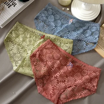 Panties for Women Thin Daisy Women's Underwear Mid-waist Underpants Seamless Lace Panties Underwear for Girls Underwear Women
Panties for Women Thin Daisy Women's Underwear Mid-waist Underpants Seamless Lace Panties Underwear for Girls Underwear Women