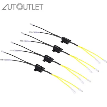 AUTOUTLET 4 pcs Motorcycle Turn Signal Indicator LED Load Resistor Flash Blinker Fix Error 25W 6.8Ohm LED Indicator Resistor
AUTOUTLET 4 pcs Motorcycle Turn Signal Indicator LED Load Resistor Flash Blinker Fix Error 25W 6.8Ohm LED Indicator Resistor