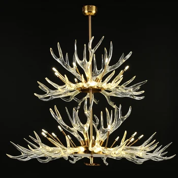 Transparent Acrylic Antler Chandelier Lighting Retro Deer Horn Ceiling Chandelier Lamps Home Decoration Indoor Lighting Fixtures
Transparent Acrylic Antler Chandelier Lighting Retro Deer Horn Ceiling Chandelier Lamps Home Decoration Indoor Lighting Fixtures