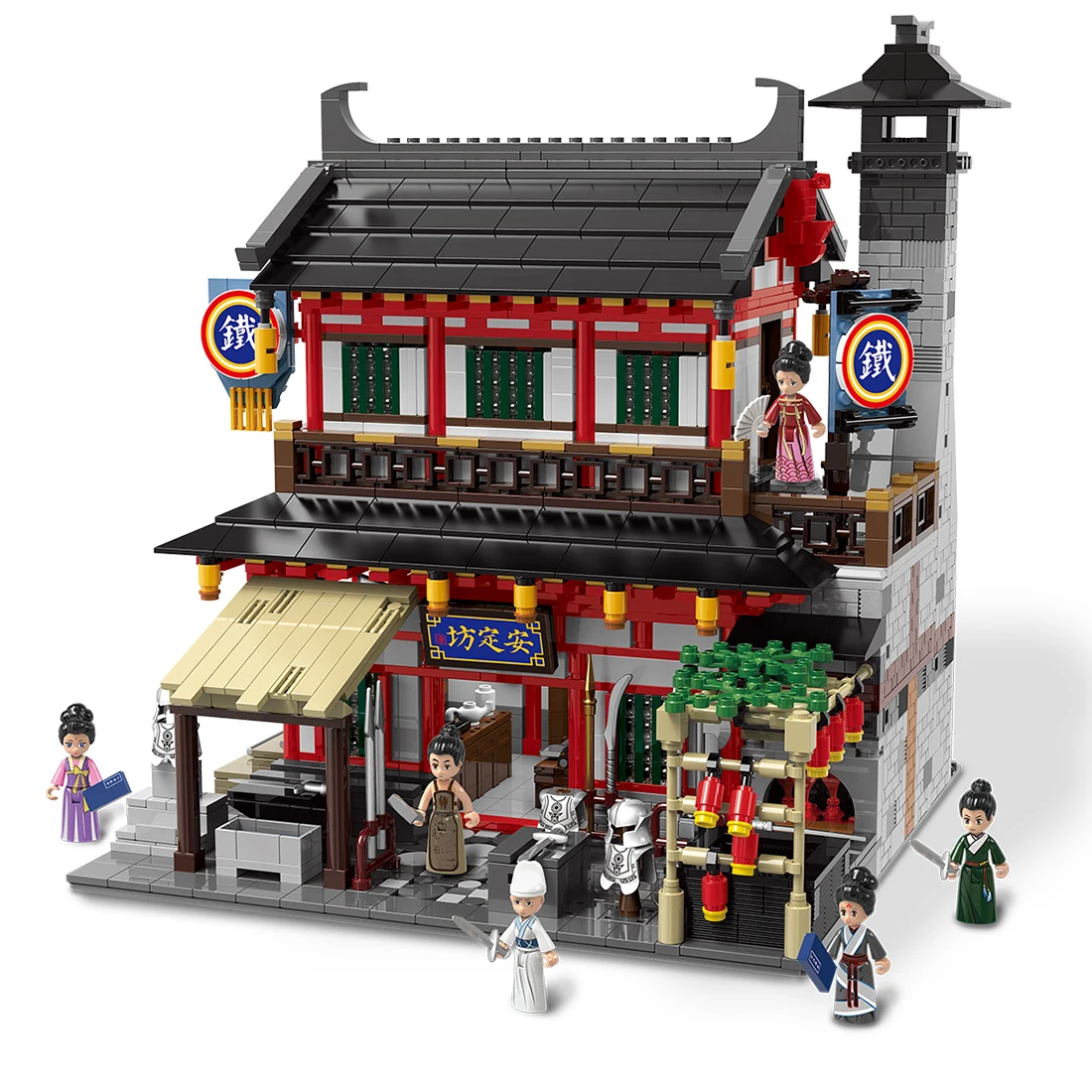 2304Pcs Moc Street View Series China Town Small Particle DIY Assembly Building Blocks Restaurant Model Creative Gift For 8+
2304Pcs Moc Street View Series China Town Small Particle DIY Assembly Building Blocks Restaurant Model Creative Gift For 8+