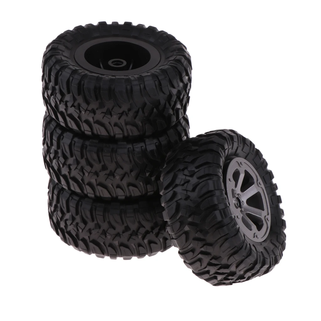 4Pcs/Set 73mm Rubber Wheel Tire Tyres for WPL Military Truck RC Car Upgrade Part DIY Accessories 4Pcs/Set 73mm Rubber Wheel Tire Tyres for WPL Military Truck RC Car Upgrade Part DIY Accessories