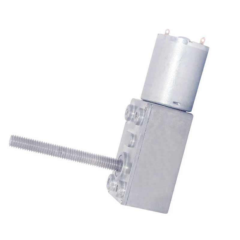 DC6V 12V 24V JGY370 Screw Shaft Turbo Worm Gear Motor with Full Metal Gearbox Self-Lock M6x50
DC6V 12V 24V JGY370 Screw Shaft Turbo Worm Gear Motor with Full Metal Gearbox Self-Lock M6x50