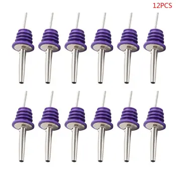 12Pcs Stainless Steel Liquor Pourer Flow Wine Bottle Pour Flow Spout Stopper Dus 
12Pcs Stainless Steel Liquor Pourer Flow Wine Bottle Pour Flow Spout Stopper Dus