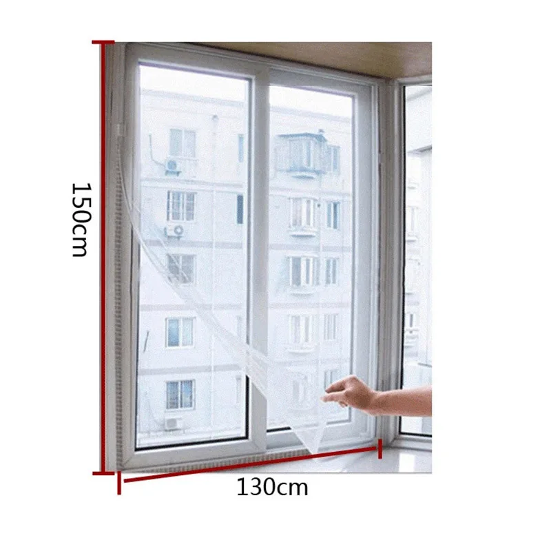 Self-adhesive Window Mesh Net Anti-mosquito DIY Invisible Curtain Durable Pest Control JS21 | Дом и сад