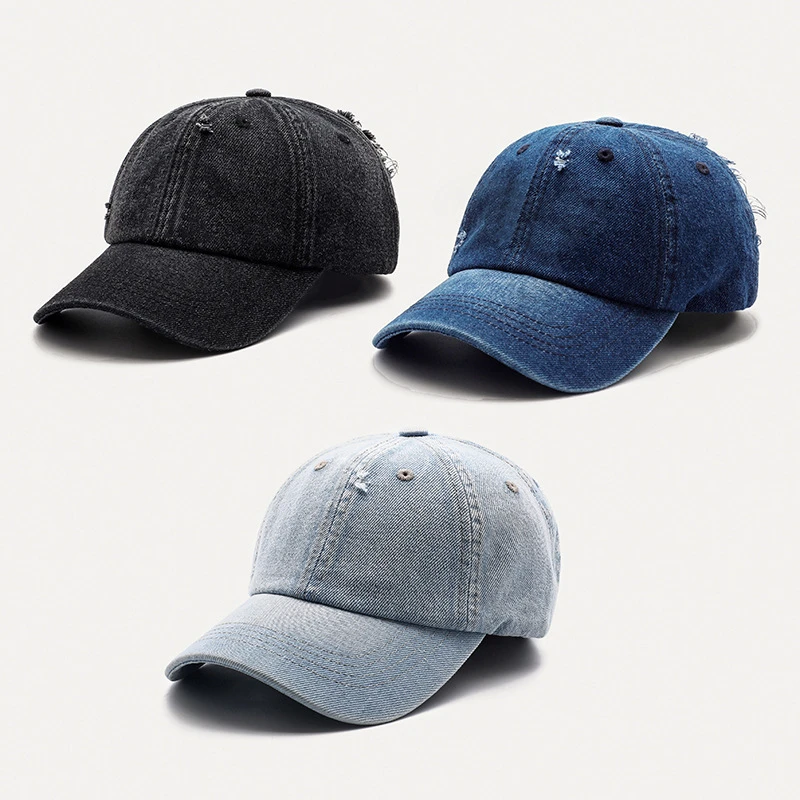 2020 New Hole Baseball Caps For Unisex Old Washed Cowboy Cotton Sport Hat Optional Size Summer Outdoor Denim Cap Sunscreen
2020 New Hole Baseball Caps For Unisex Old Washed Cowboy Cotton Sport Hat Optional Size Summer Outdoor Denim Cap Sunscreen