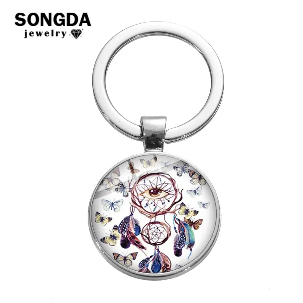 SONGDA Fantasy Dreamcatcher Evil Eye Time Gem Keychain Luck Amulet Bag Charm Decor Ornament Car Key Chain Silver Plated Key Ring
SONGDA Fantasy Dreamcatcher Evil Eye Time Gem Keychain Luck Amulet Bag Charm Decor Ornament Car Key Chain Silver Plated Key Ring