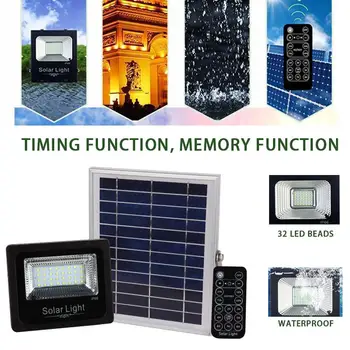 Solar Power Floodlight IP66 Timing Security Lamp Home Outdoor Non Polar Dimming Solar Spotlights Solar Floodlight 10W
Solar Power Floodlight IP66 Timing Security Lamp Home Outdoor Non Polar Dimming Solar Spotlights Solar Floodlight 10W