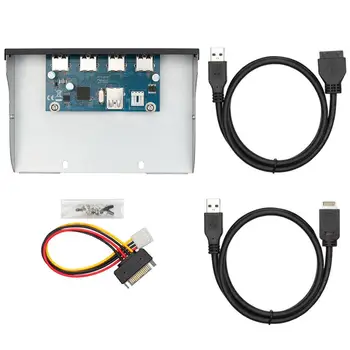 Chenyang USB 3.1 USB 3.0 HUB Front Panel Header to 4 Ports Front Panel Motherboard Cable for 5.25" CD-ROM Bay
Chenyang USB 3.1 USB 3.0 HUB Front Panel Header to 4 Ports Front Panel Motherboard Cable for 5.25" CD-ROM Bay