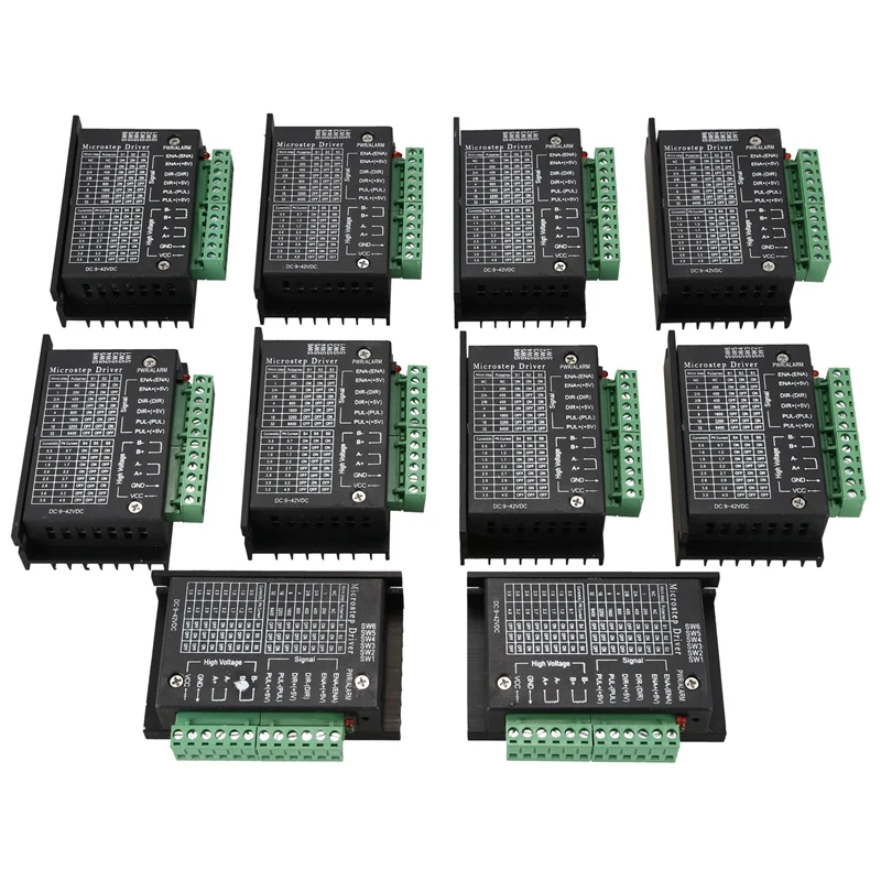 10PCS CNC Single Axis 4A TB6600 Stepper Motor Drivers Controller
10PCS CNC Single Axis 4A TB6600 Stepper Motor Drivers Controller