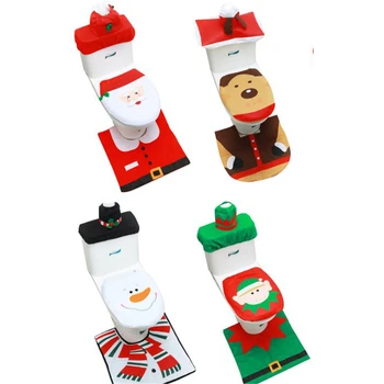 32 Sets Christmas Toilet Seat Cover And Rug Set Decorations Snowman Santa Bath Mat Xmas Decorations Bathroom Home Living Decor
32 Sets Christmas Toilet Seat Cover And Rug Set Decorations Snowman Santa Bath Mat Xmas Decorations Bathroom Home Living Decor