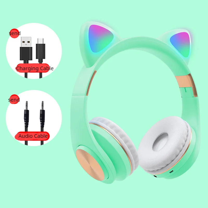 Wireless Bluetooth Headphone Music Headset HIFI Stereo Earphones FM And Support Plug SD Card With Mic For Computer Tablet Mobile |