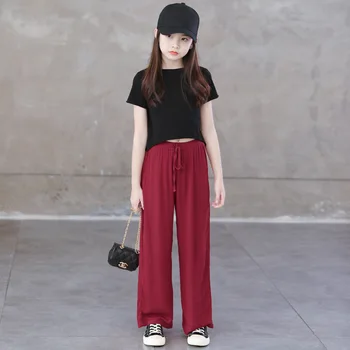 Straight Long Pants for Kids Girl 10 12 years 2020 Summer Fall Light Soft Solid Loose Trousers
Straight Long Pants for Kids Girl 10 12 years 2020 Summer Fall Light Soft Solid Loose Trousers