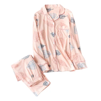 Japanese fresh 100% knit cotton pajamas sets women new autumn sweet cartoon sleepwear women long sleeve quality pyjamas women
Japanese fresh 100% knit cotton pajamas sets women new autumn sweet cartoon sleepwear women long sleeve quality pyjamas women