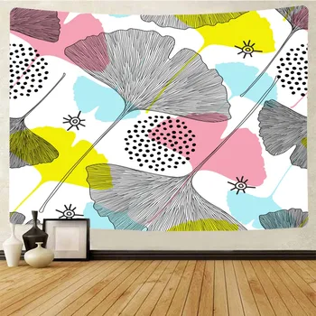 Ginkgo Print Tapestry Wall Hanging Brief Modern Living Room Wall Decor Custom Wall Carpet Thin Beach Towel Yoga Mat Dropshipping
Ginkgo Print Tapestry Wall Hanging Brief Modern Living Room Wall Decor Custom Wall Carpet Thin Beach Towel Yoga Mat Dropshipping