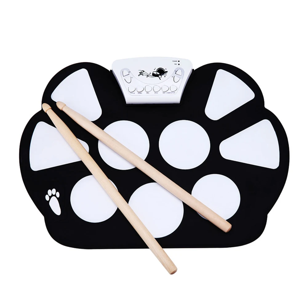Pad Foot Pedals Roll Up Digital Silicone Portable For Beginners USB Funny Kids Toy With Speakers Electronic Drum Set Stick Gift
Pad Foot Pedals Roll Up Digital Silicone Portable For Beginners USB Funny Kids Toy With Speakers Electronic Drum Set Stick Gift
