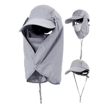 Unisex Fishing Hat Sun Visor Cap Hat Outdoor Sun Protection With Removable Ear Neck Flap Cover For Hiking Camping Cycling
Unisex Fishing Hat Sun Visor Cap Hat Outdoor Sun Protection With Removable Ear Neck Flap Cover For Hiking Camping Cycling