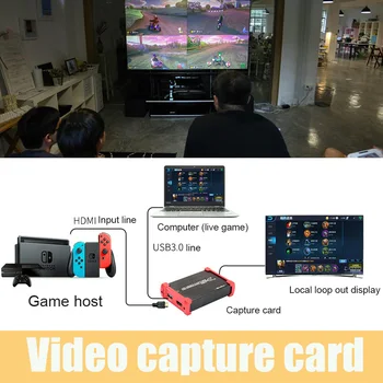 Game Recording High Speed Grabber Computer Components Online Teaching Loop Out USB 3.0 HDMI Video Card Portable HD 1080P
Game Recording High Speed Grabber Computer Components Online Teaching Loop Out USB 3.0 HDMI Video Card Portable HD 1080P